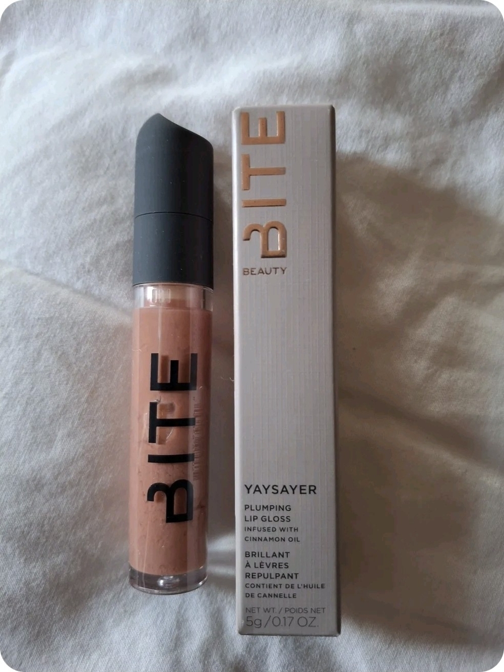 RHTF! NIB! Bite Beauty Yaysayer "RUM BABA" Plumping Lip Gloss 5g/.17ozBite Be